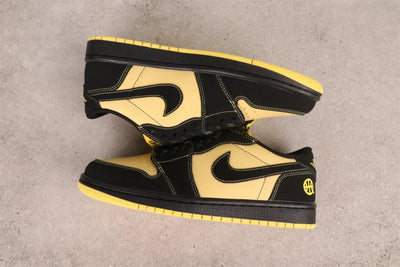 Air Jordan low Quai 54 black yellow