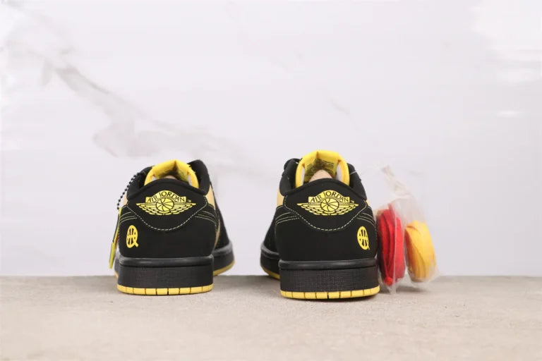 Air Jordan low Quai 54 black yellow